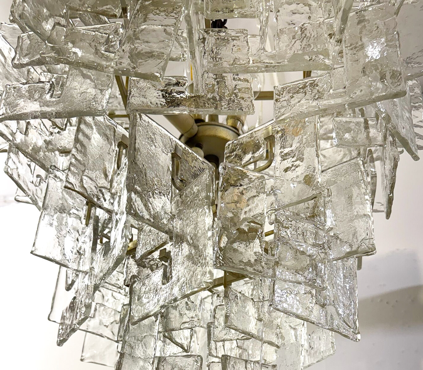 Ceiling Light model 'Charlie' By Carlo Nason For Mazzega, 1960s