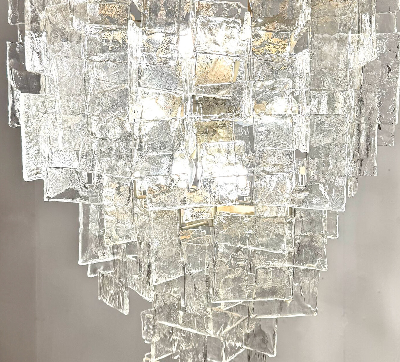 Ceiling Light model 'Charlie' By Carlo Nason For Mazzega, 1960s