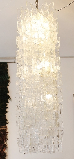 Ceiling Light model 'Charlie' By Carlo Nason For Mazzega