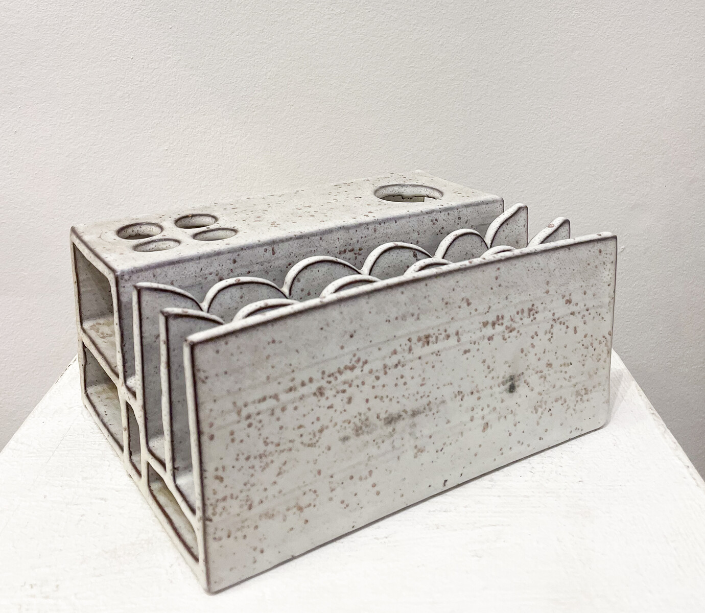 Ceramic Desk Organizer by Alessio Tasca, 1970s