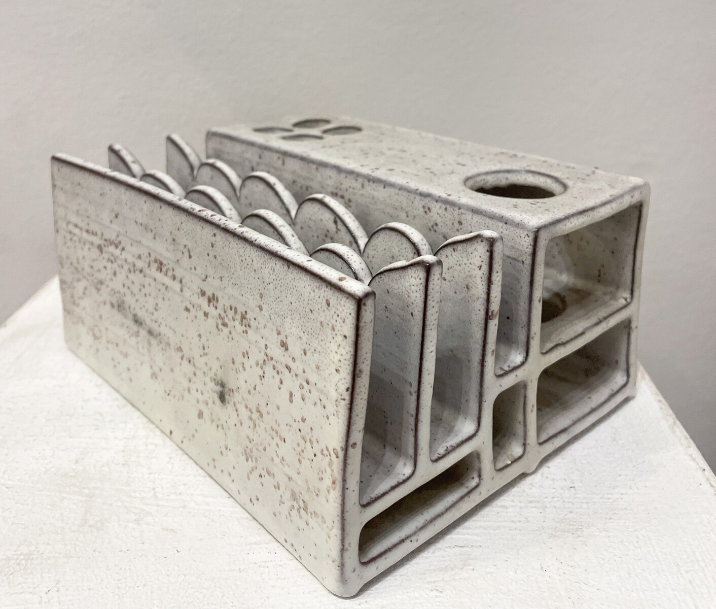 Ceramic Desk Organizer by Alessio Tasca, 1970s