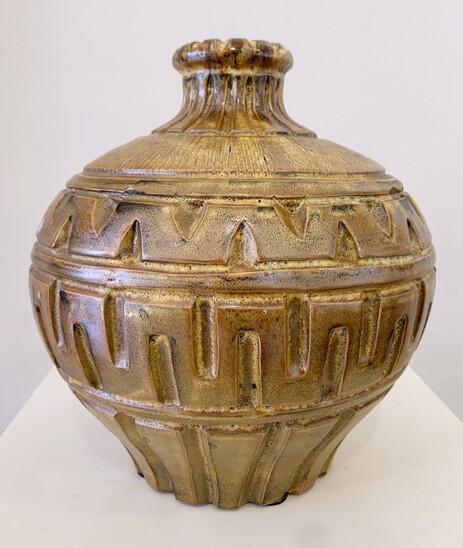 Ceramic vase by Marius Bessone - Vallauris France 1950s