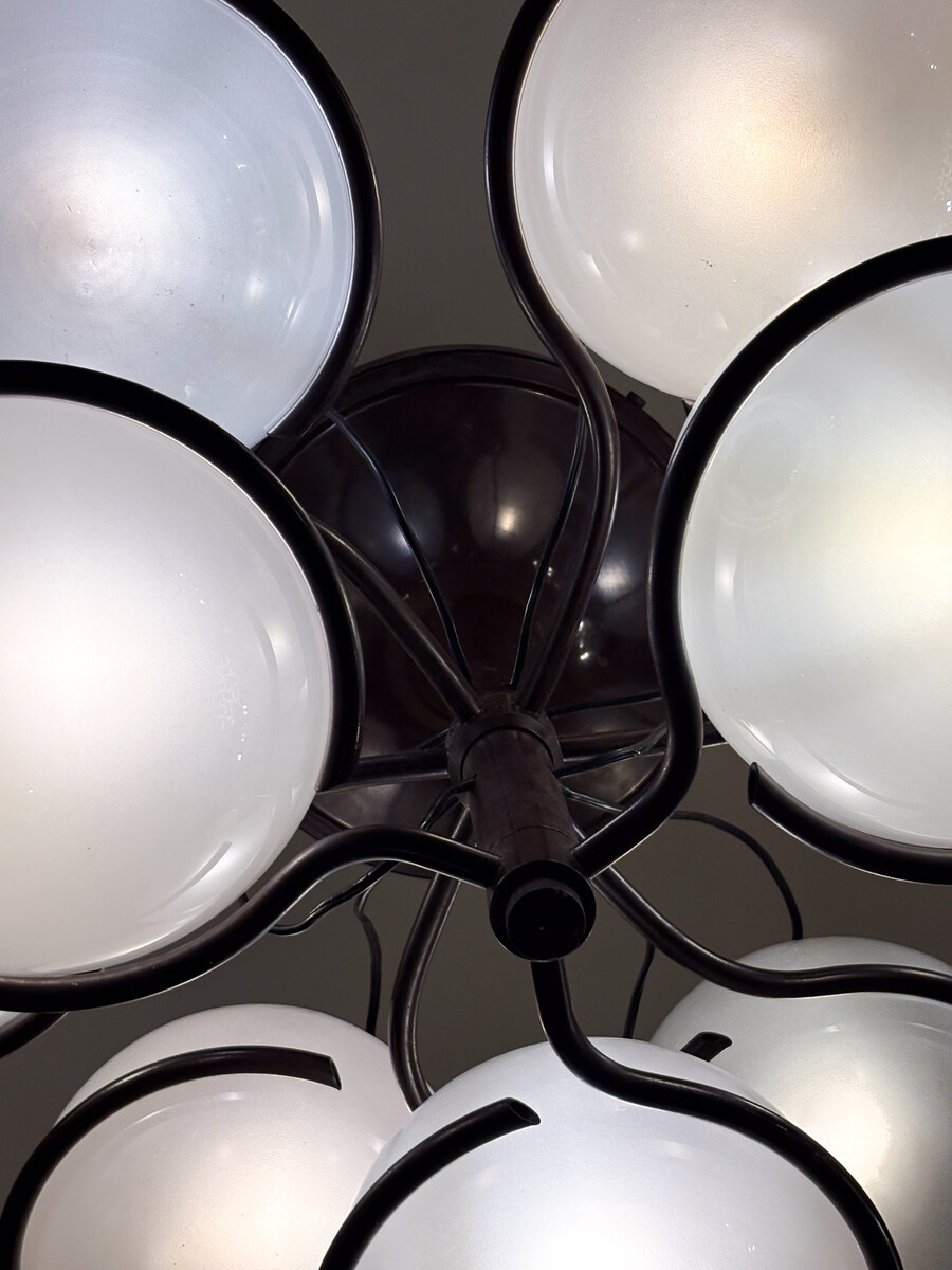 Chandelier Mod. 2042-9 by Gino Sarfatti for Arteluce, Italy, 1960s