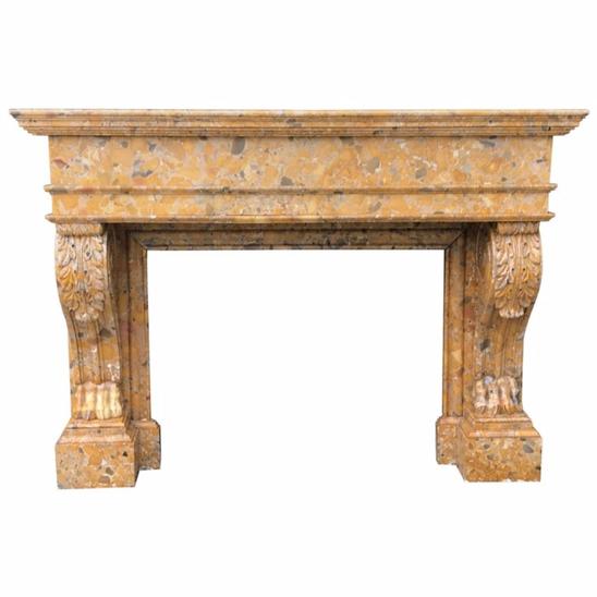 Charles X Chimney In Alep Breach Marble