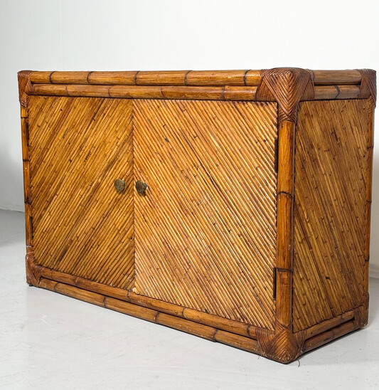 Chest, Rattan, Italy, 1970s