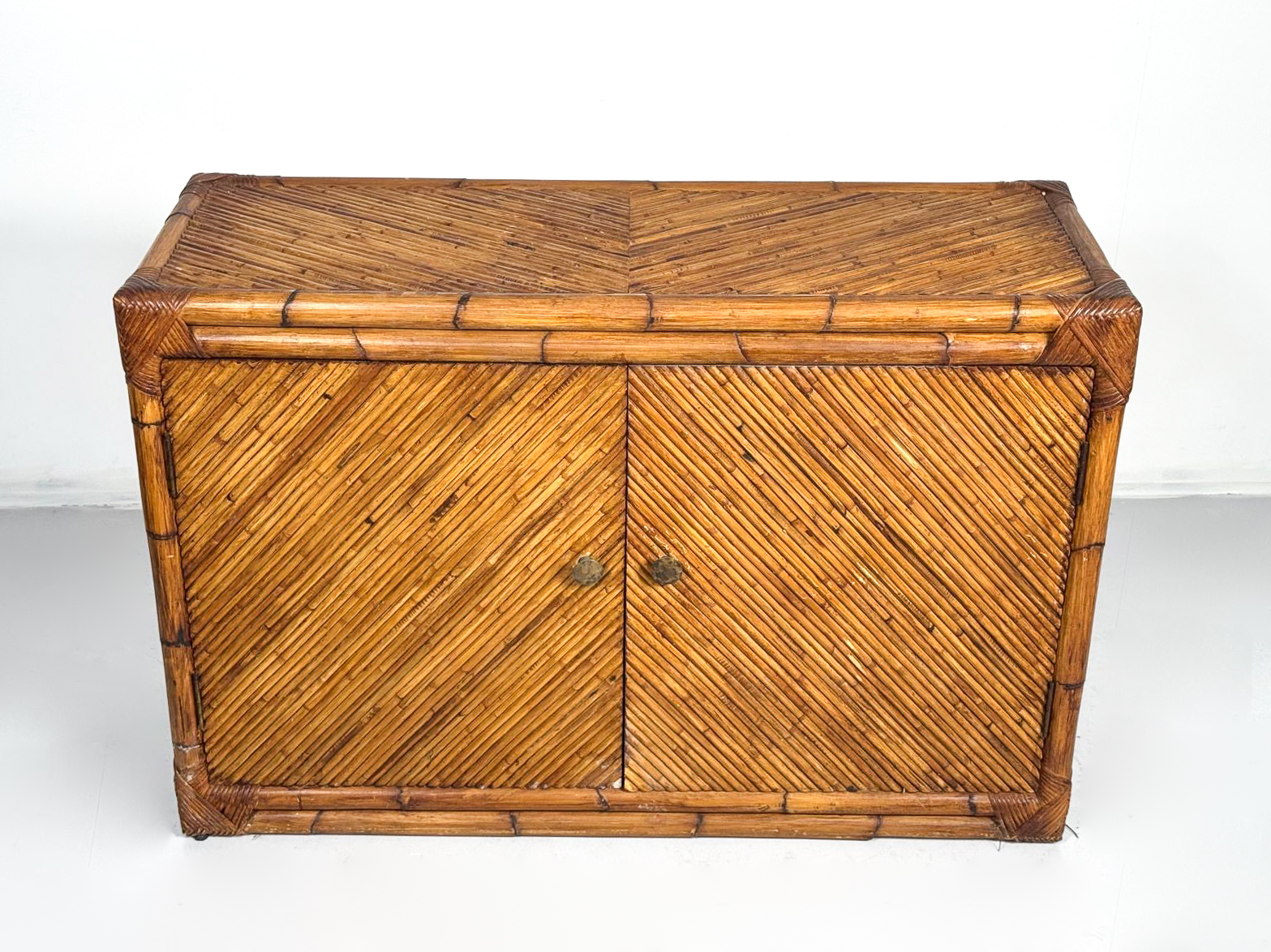 Chest, Rattan, Italy, 1970s