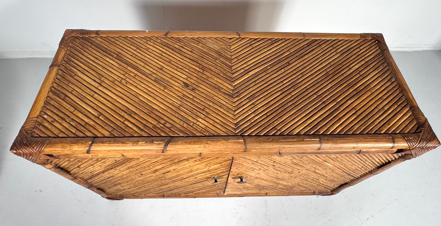 Chest, Rattan, Italy, 1970s