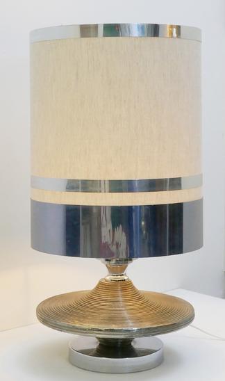 Chrome table lamp