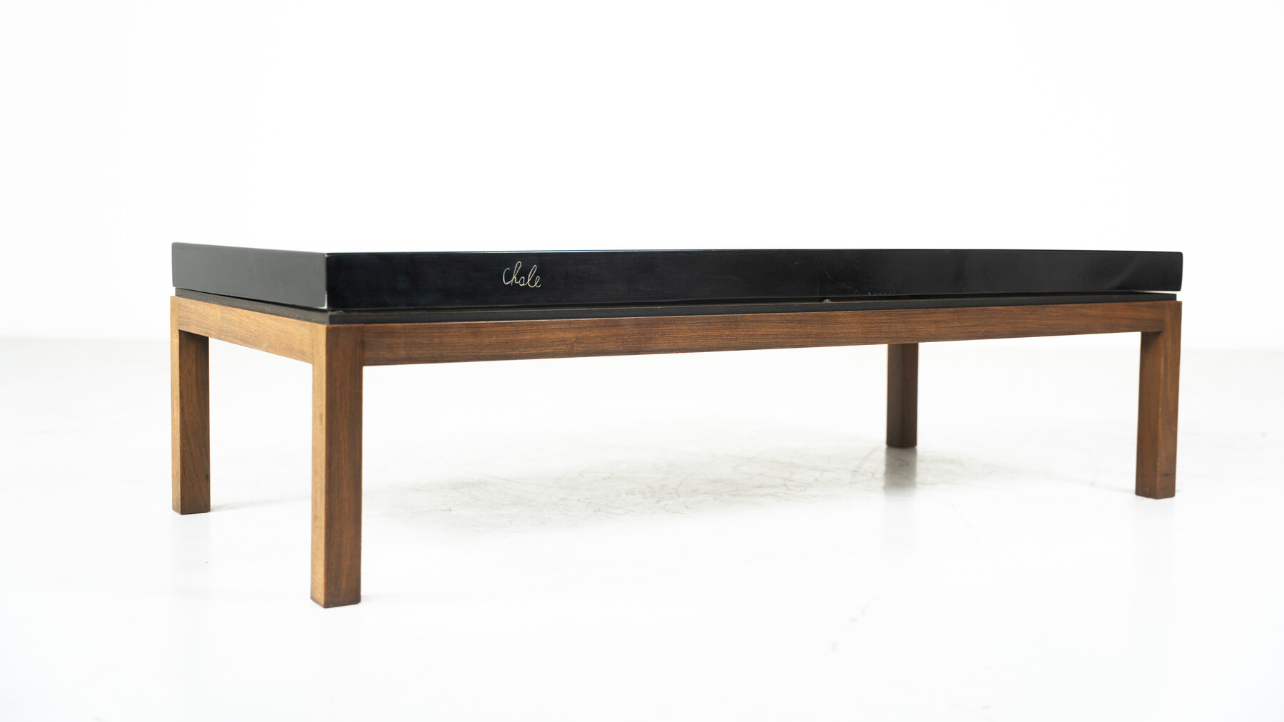 Coffee Table by Ado Chale, Resin and Marcassite, Belgium, 1960s