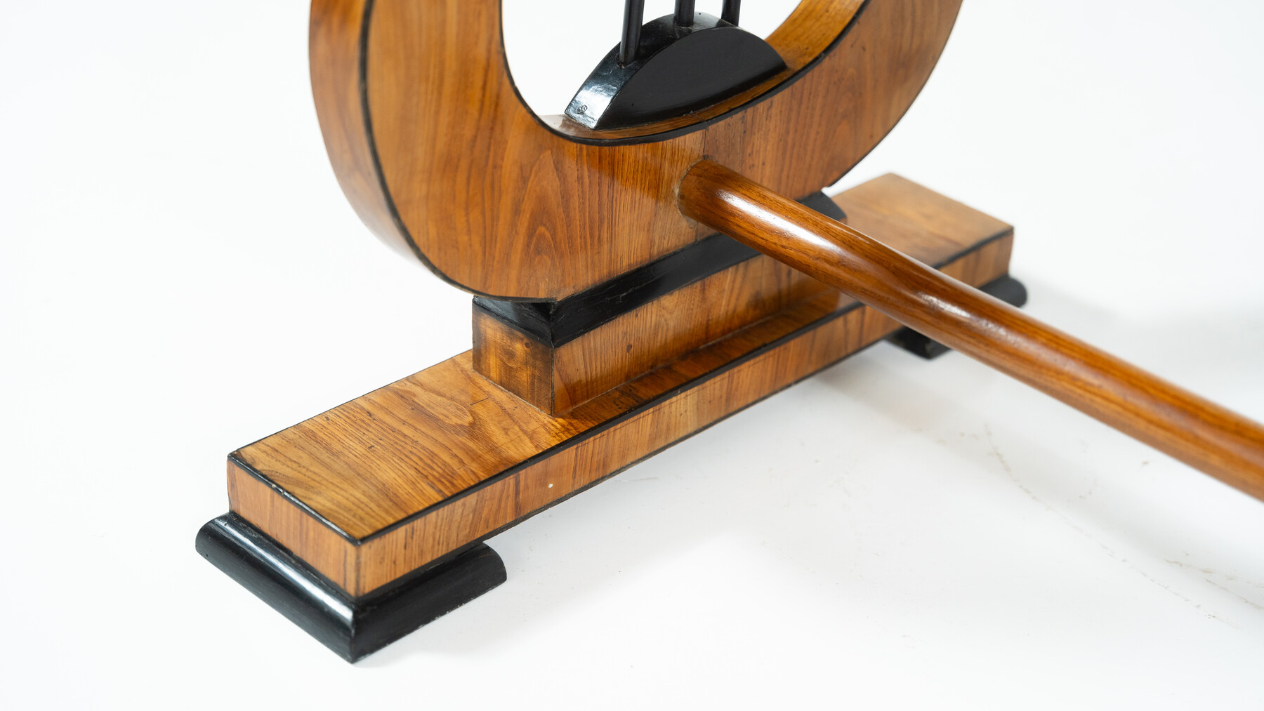 Console/Desk, Ash Veneer, Biedermeier 