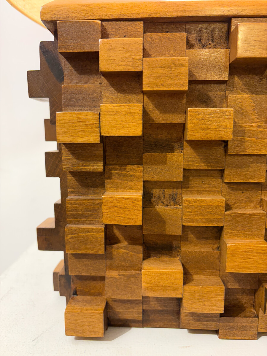 Contemporary Brutalist Table Lamp, Italy