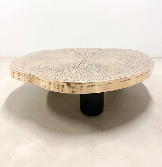 Contemporary Large Bronze Coffee Table, Belgium