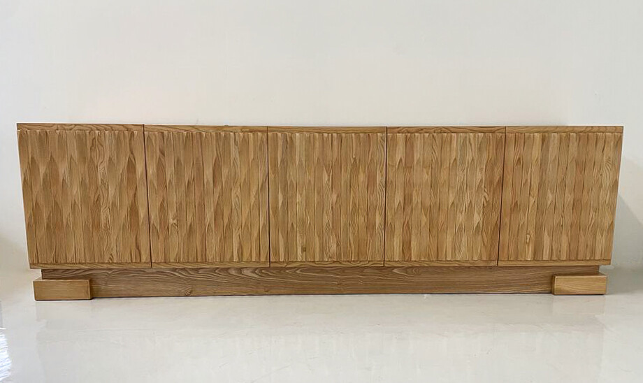 Contemporary Large Sideboard in the style of De Coene, Ash