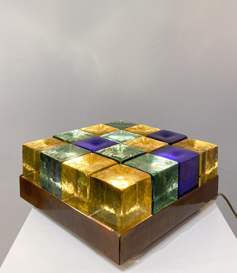 Contemporary Modular Murano Glass Table Lamp