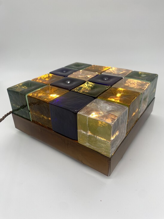 Contemporary Modular Murano Glass Table Lamp