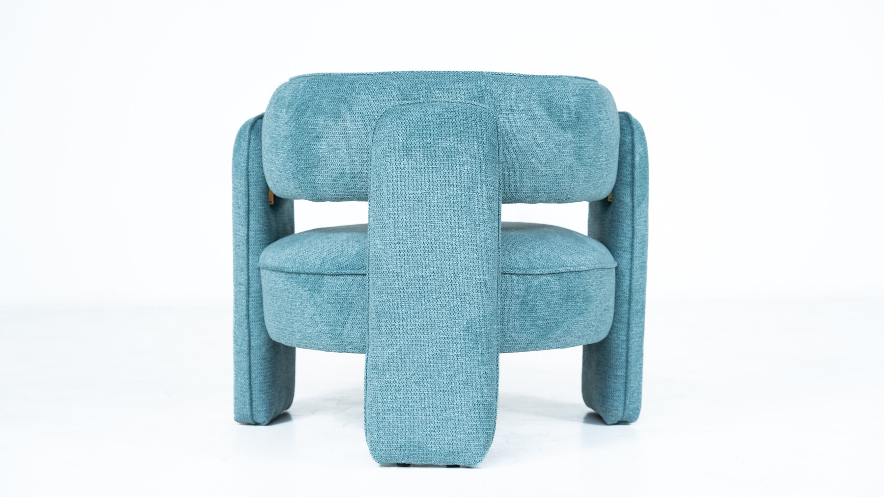 Contemporary Pair of Bleu Armchairs, Italy 