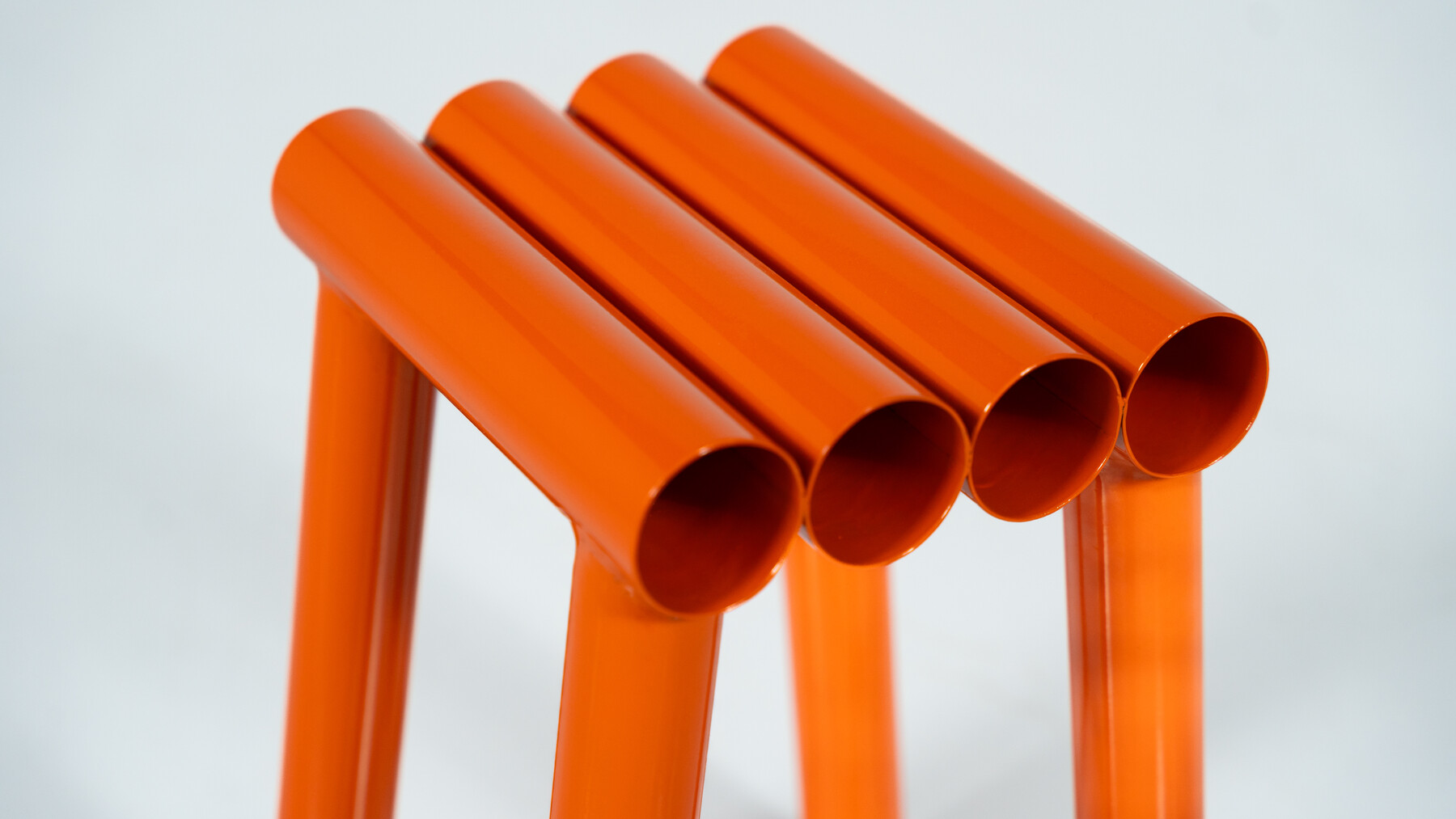 Contemporary Stools, Lacquered Aluminium