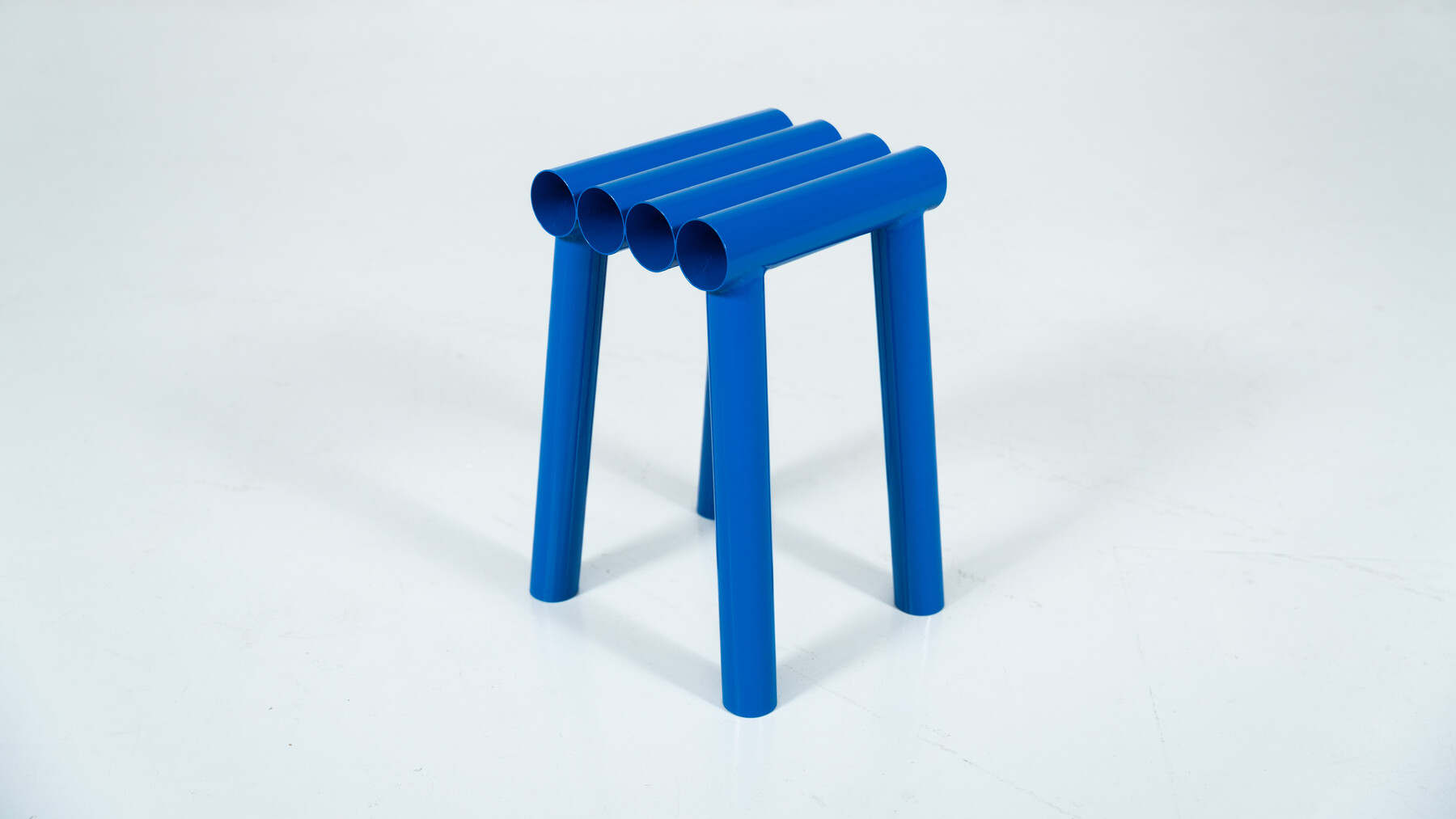 Contemporary Stools, Lacquered Aluminium
