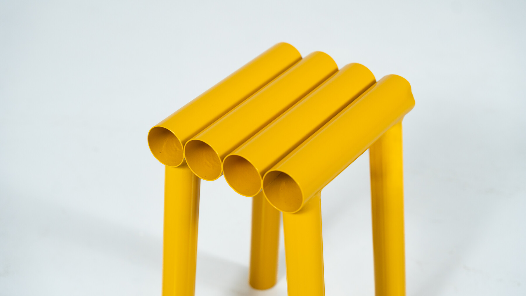 Contemporary Stools, Lacquered Aluminium