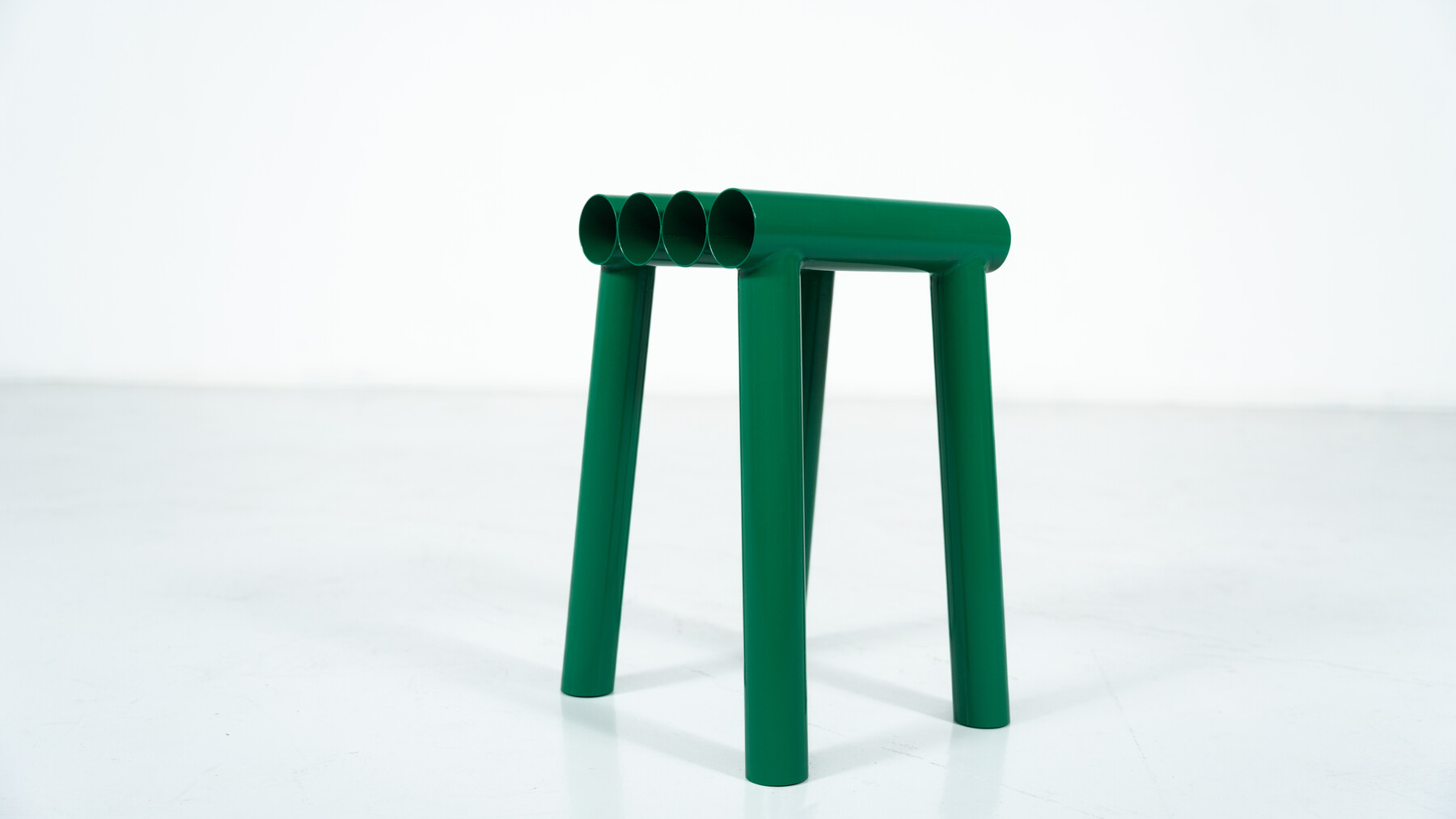 Contemporary Stools, Lacquered Aluminium