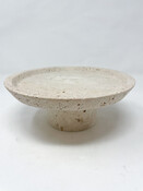 Contemporary Travertine Fruit Bowl/Plate