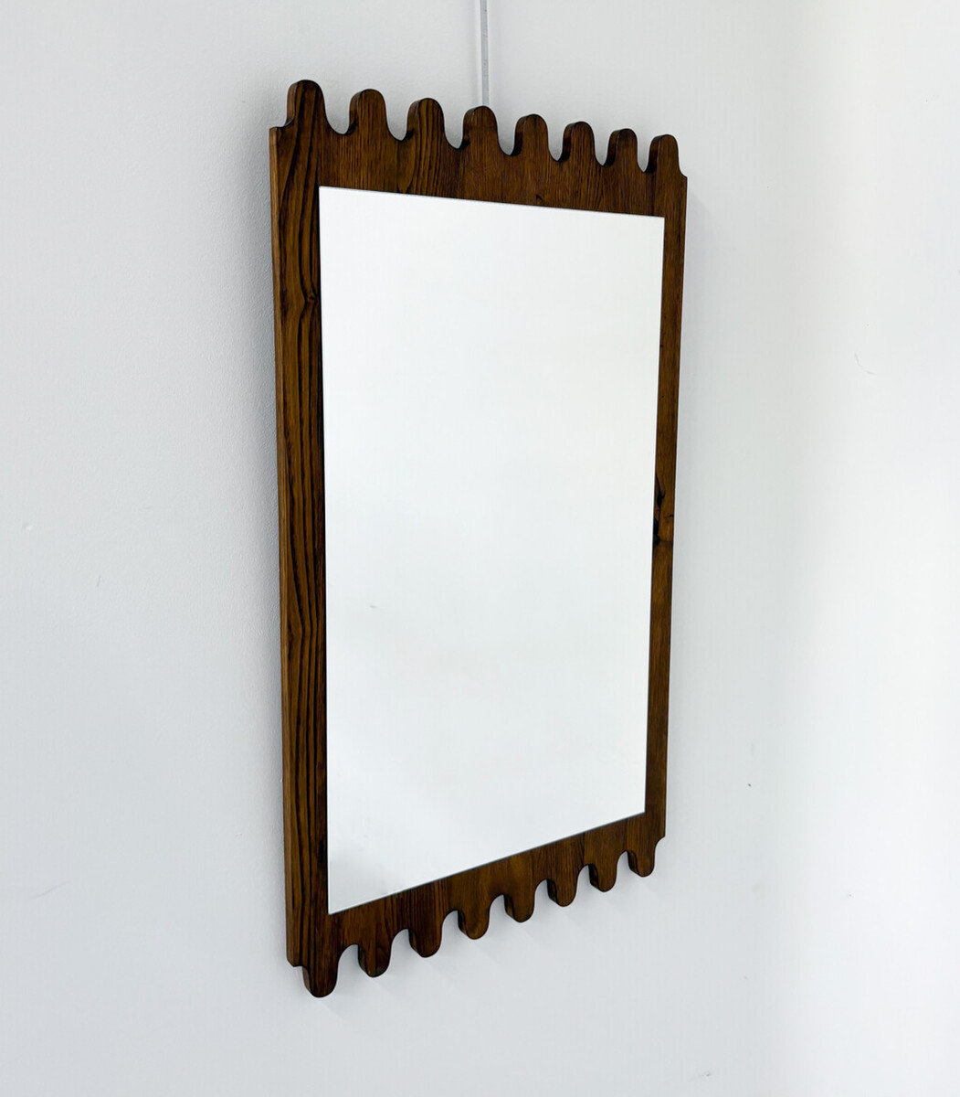 Contemporary Wooden Mirror, Italy - 2 Available 