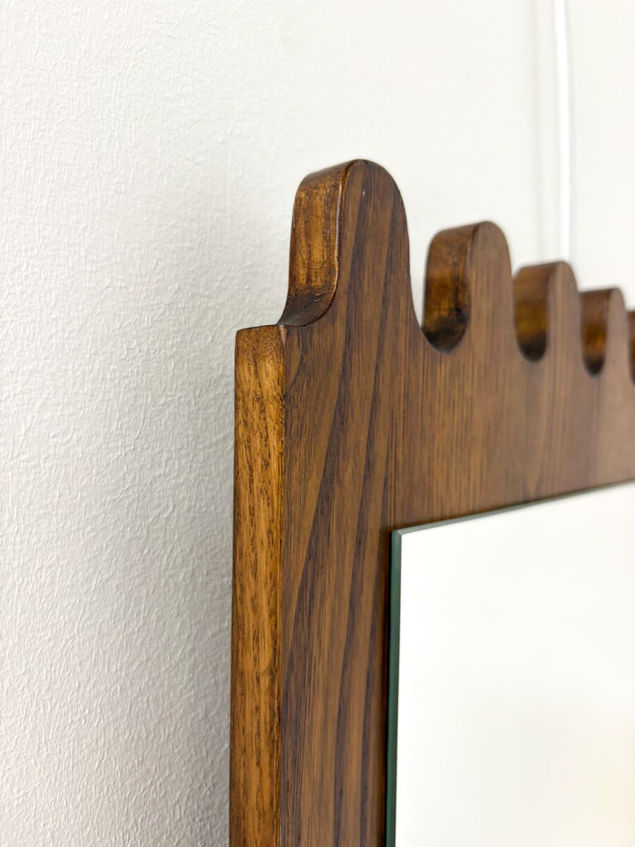 Contemporary Wooden Mirror, Italy - 2 Available 