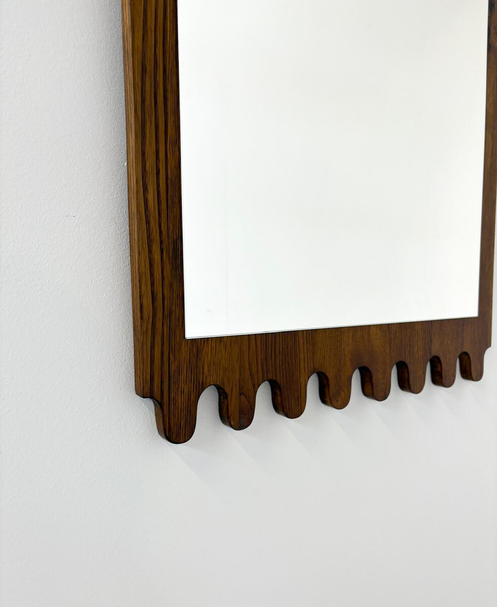 Contemporary Wooden Mirror, Italy - 2 Available 