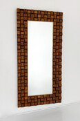 Contemporary Wooden Mirror, Italy