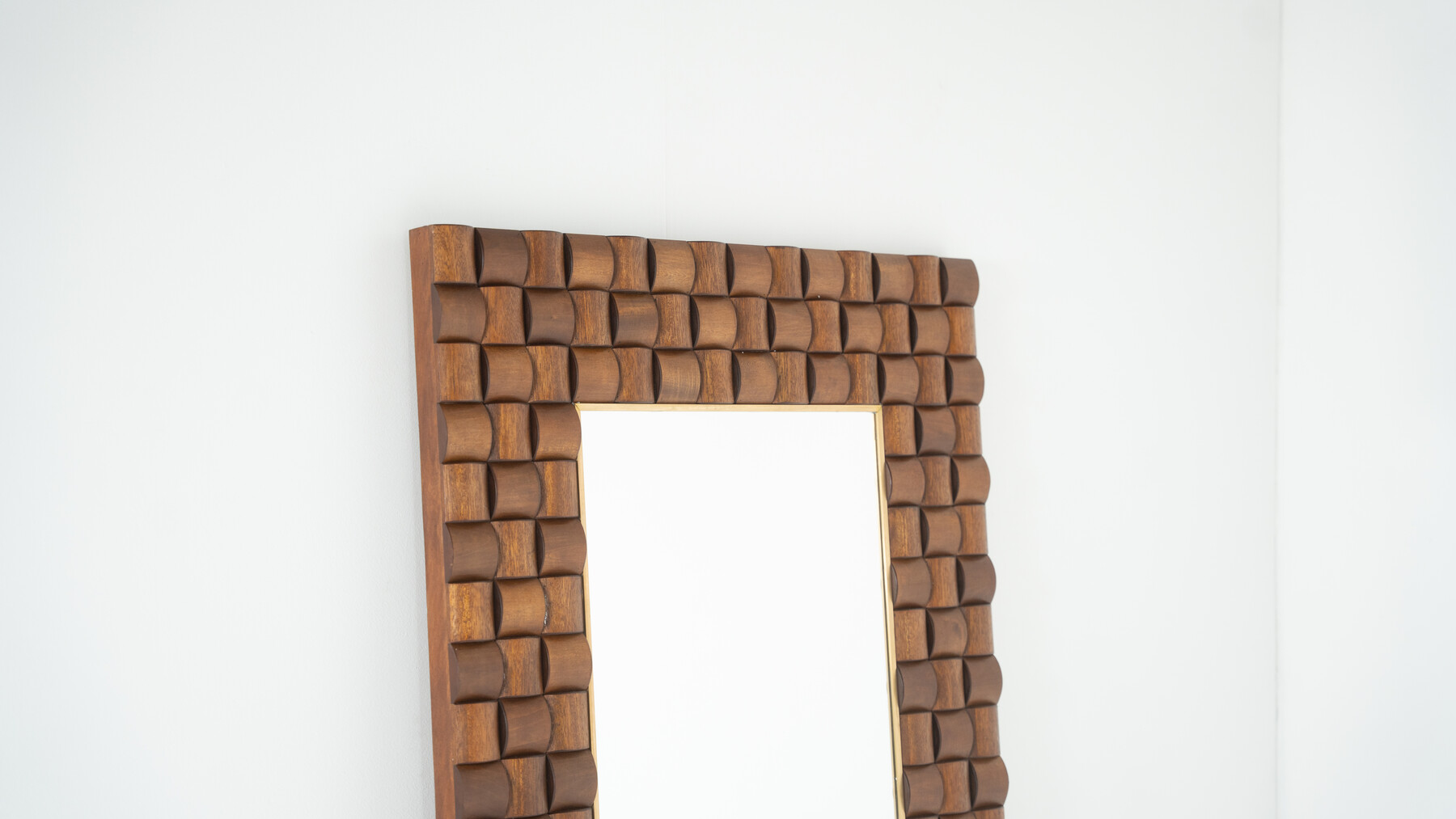 Contemporary Wooden Mirror, Italy