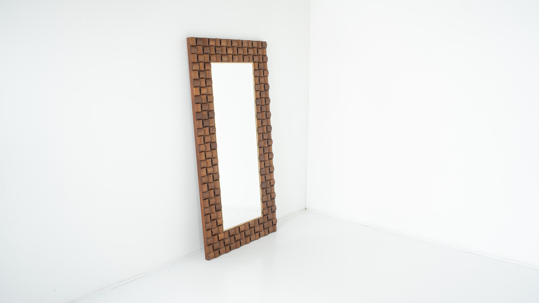 Contemporary Wooden Mirror, Italy