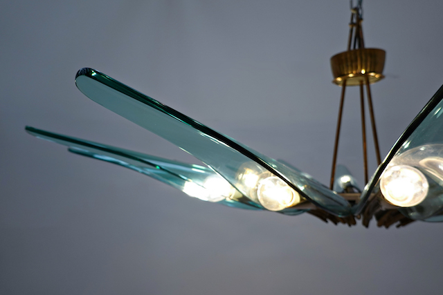 Dahlia Chandelier Mod. 1563A by Max Ingrand for Fontana Arte