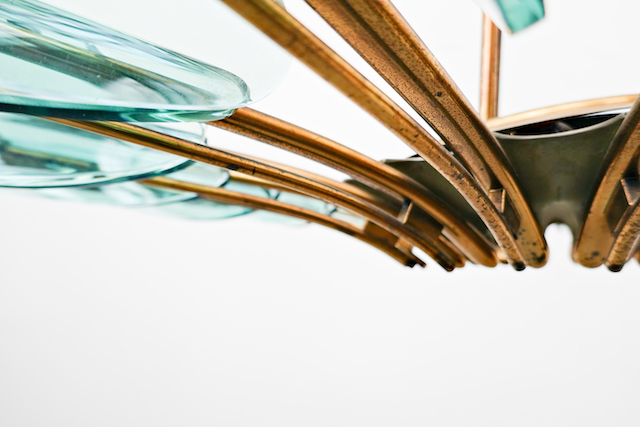 Dahlia Chandelier Mod. 1563A by Max Ingrand for Fontana Arte