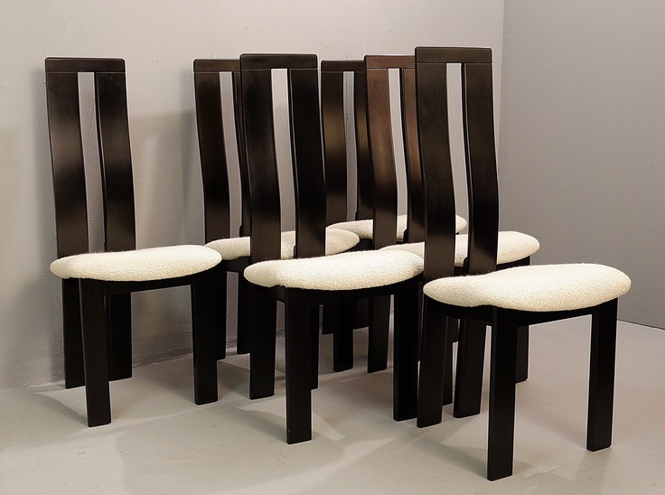 Dining Chairs By Pietro Costantini For Ello, 1970s, Set Of 6