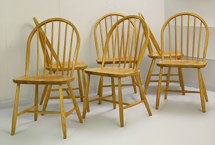 Erik Ole Jørgensen For Tarm Stole Møbelfabrik Chairs- Set Of 6