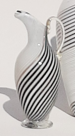'Fasce Bianco Nero' vases by Dino Martens for Aureliano Toso-1954