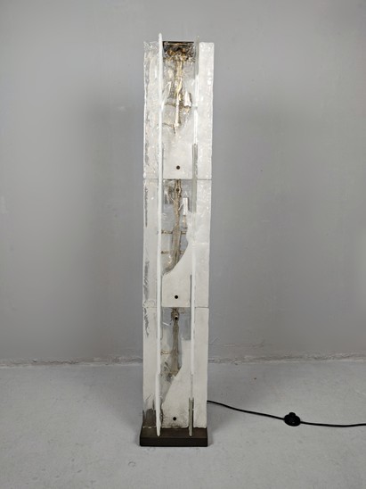 Floor Lamp By Carlo Nason for Mazzega, Murano Glass, Italy, 1960s