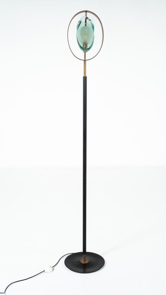 Floor Lamp Mod 2020 by Max Ingrand for Fontana Arte, Italy, 1960