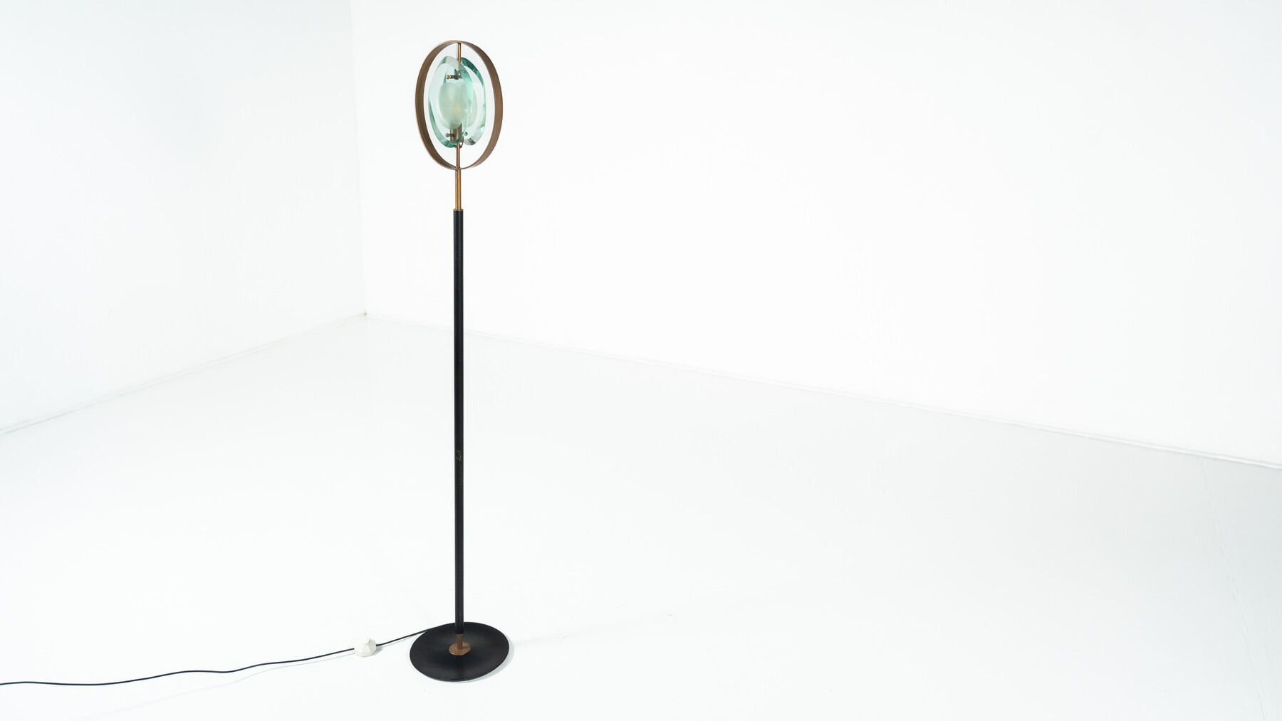 Floor Lamp Mod 2020 by Max Ingrand for Fontana Arte, Italy, 1960