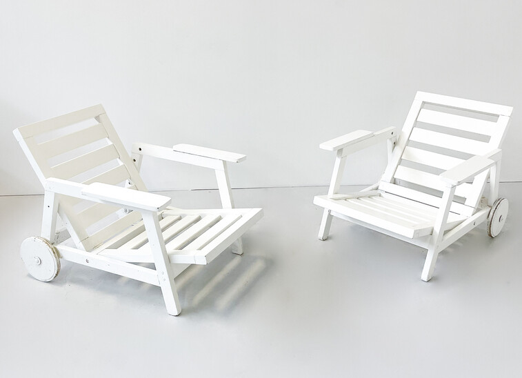 Florida Garden Chairs by Carlo Hauner, Fratelli Reguitti, 1960s