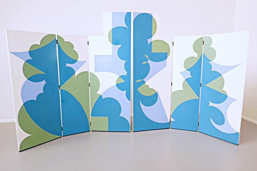 Folding Screen 'Balla' By Giacomo Balla For Simon Gavina - 1972