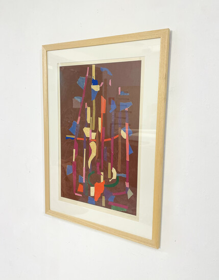 Framed Lithography by André Lanskoy, 1970s - Signed