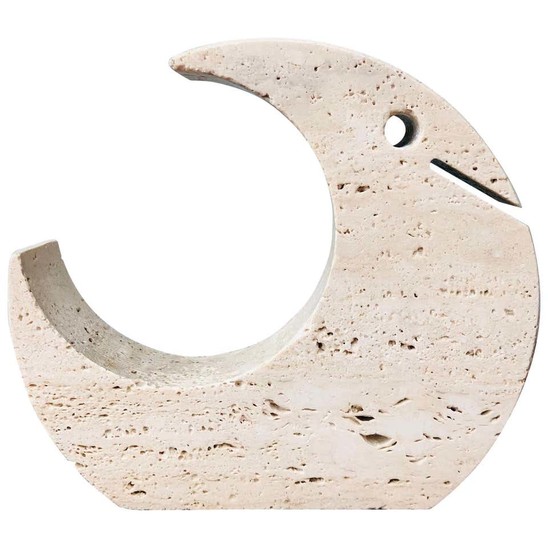 Fratelli Mannelli Travertine Sculpture, Italy, 1970s