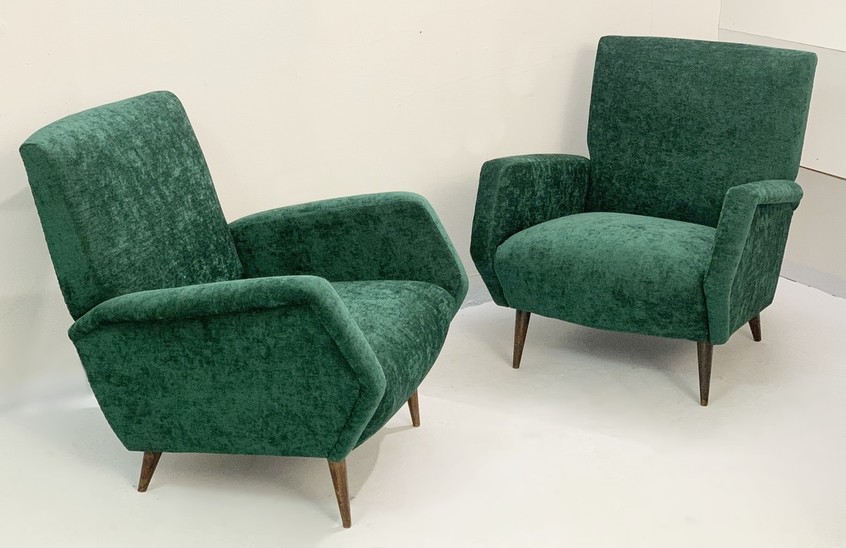 Gio Ponti Armchairs Model 803 For Cassina, Italy, 1954