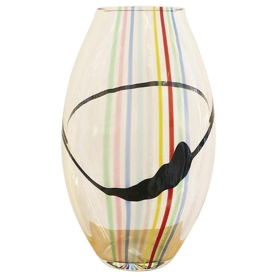 Glass vase Seguso AV by Livio Seguso for Oggetti - Italy c.1970s