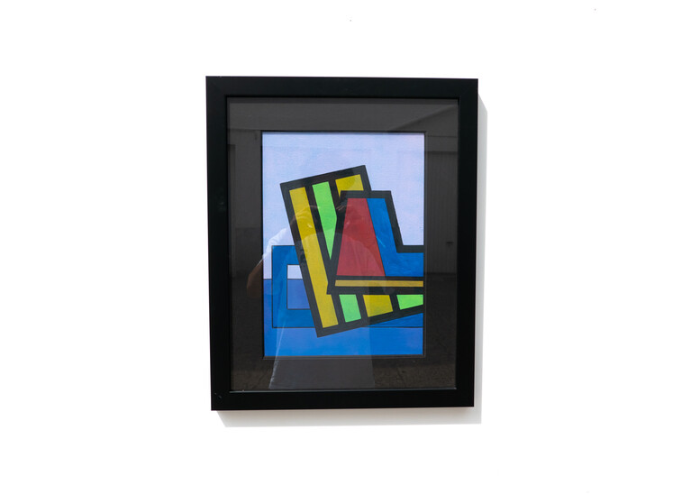 Gouache painting by Guy Vandenbranden - Belgium 1998