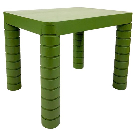 Green Lacquered Coffee table, 1960s