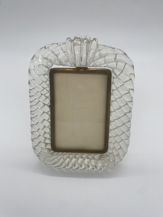 Hand Blown Murano Glasss Frame by Barovier & Toso