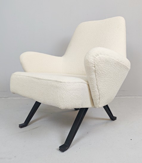 Italian Armchair by Formanova, New Upholstery