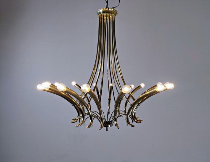 Italian Chandelier, 1950s